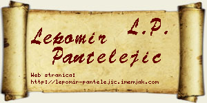 Lepomir Pantelejić vizit kartica